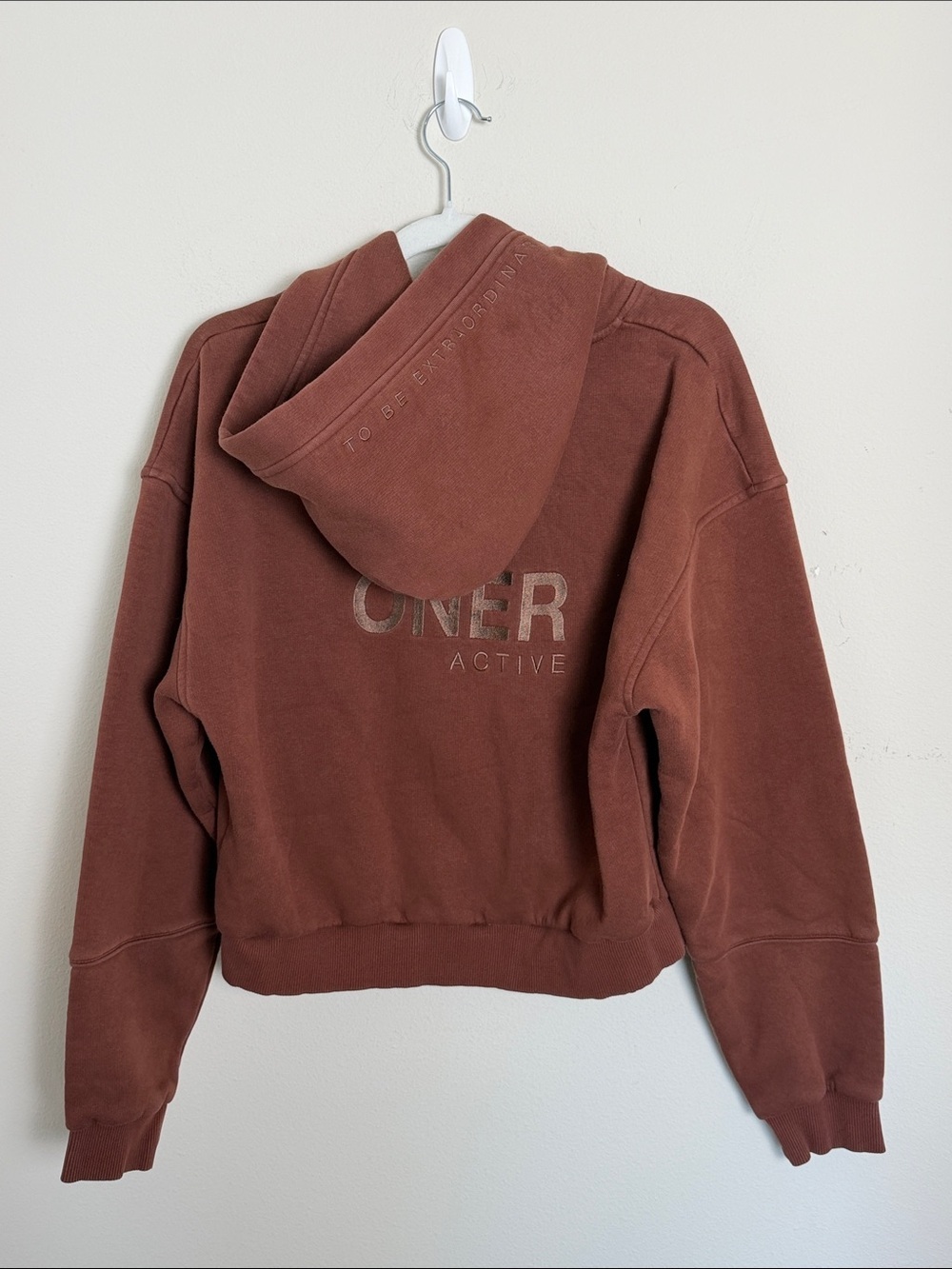 Oner Active Hoodie Deep Cocoa Sporty Activewear - Picture 6 of 6